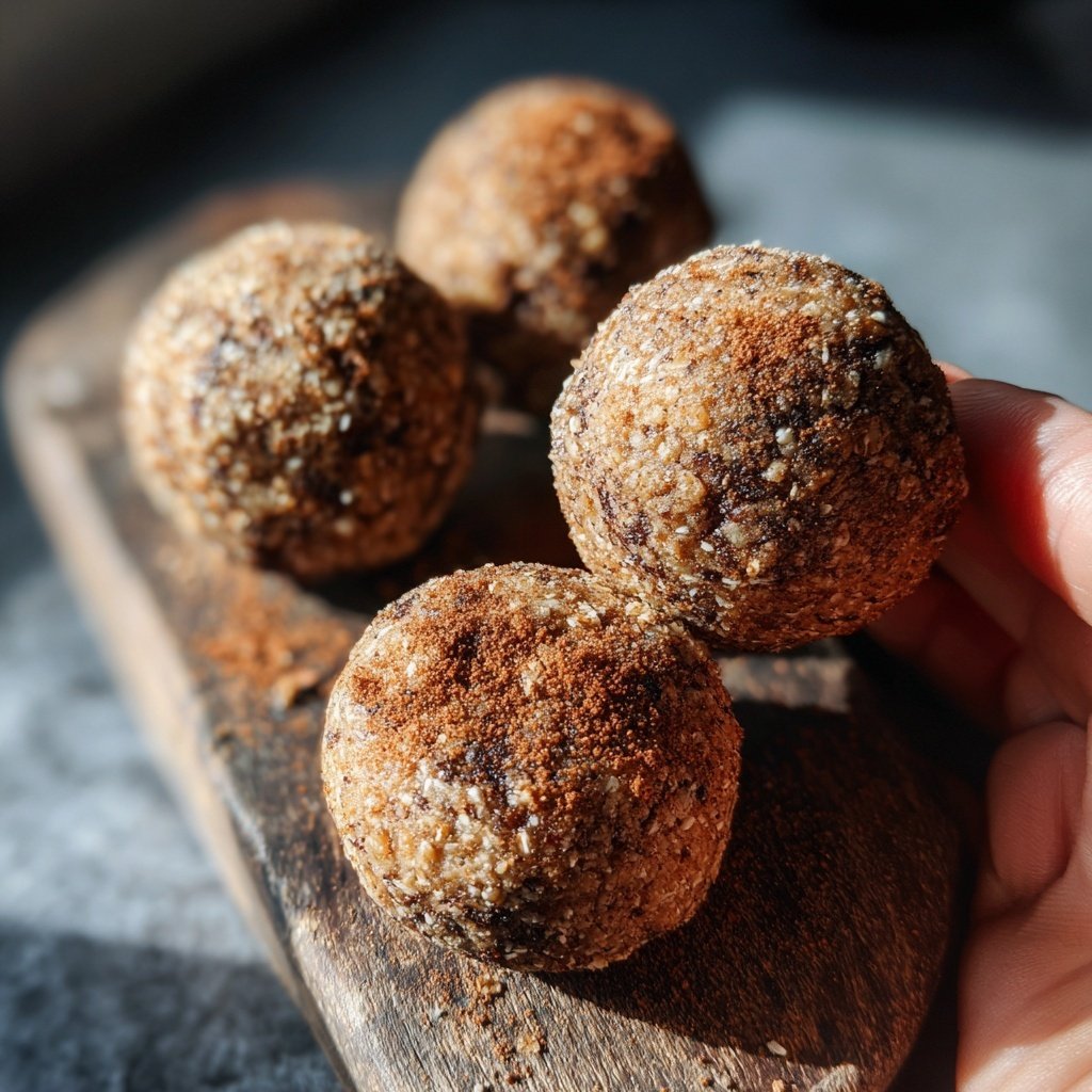 Protein Balls with Cinnamon