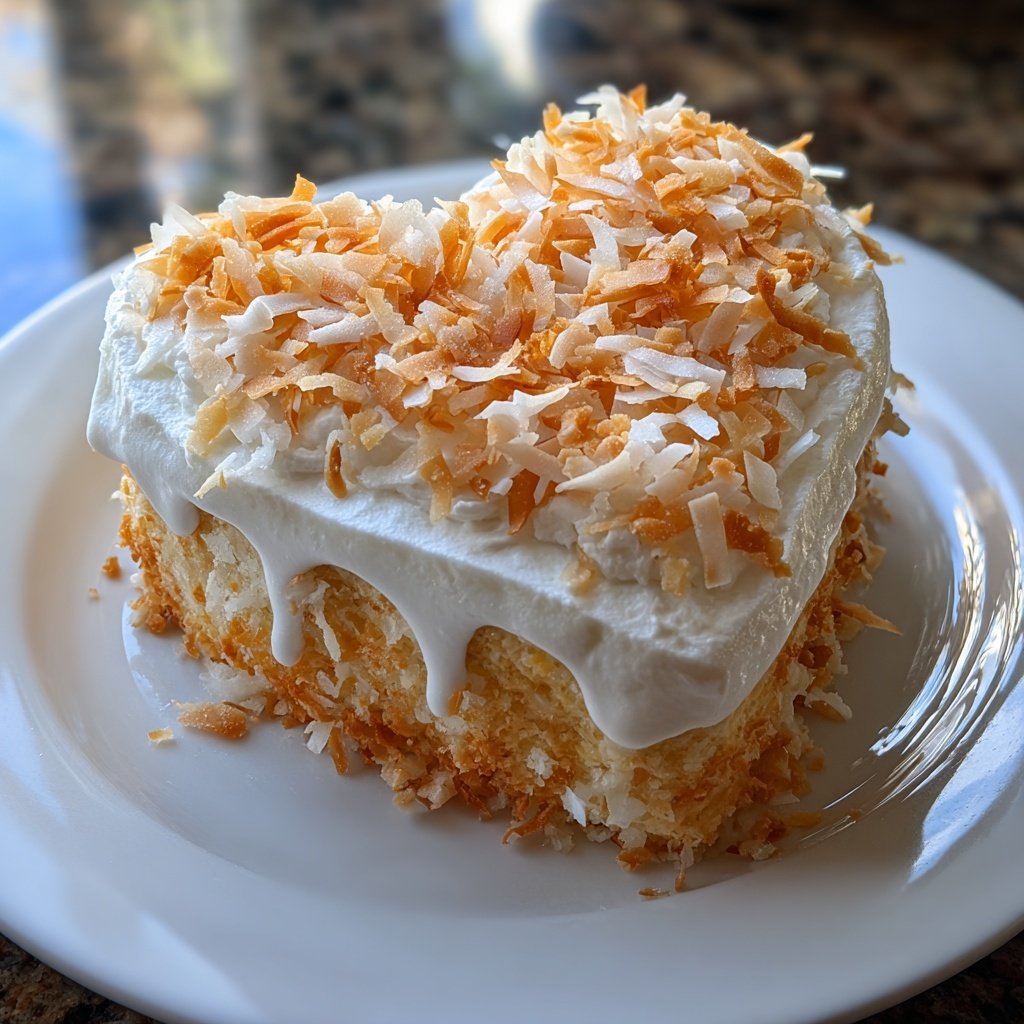 Mini Heart Cake with Coconut Cream