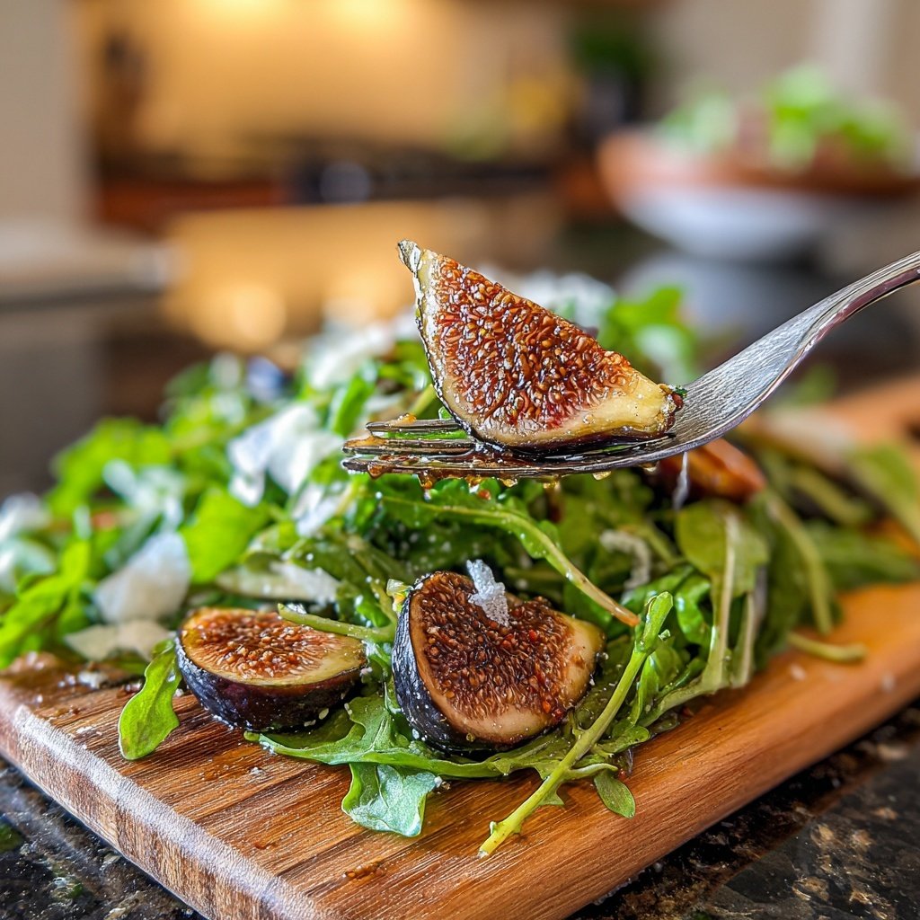 Roasted Fig and Arugula Salad