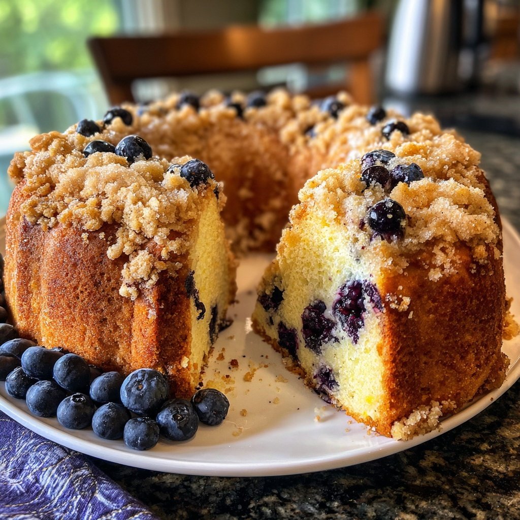 Lemon Blueberry Coffee Cake