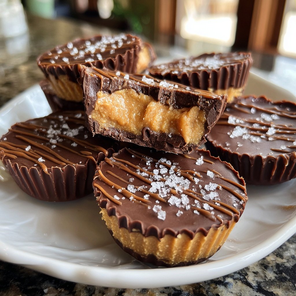 Homemade Reese’s Cups with Cashew Butter