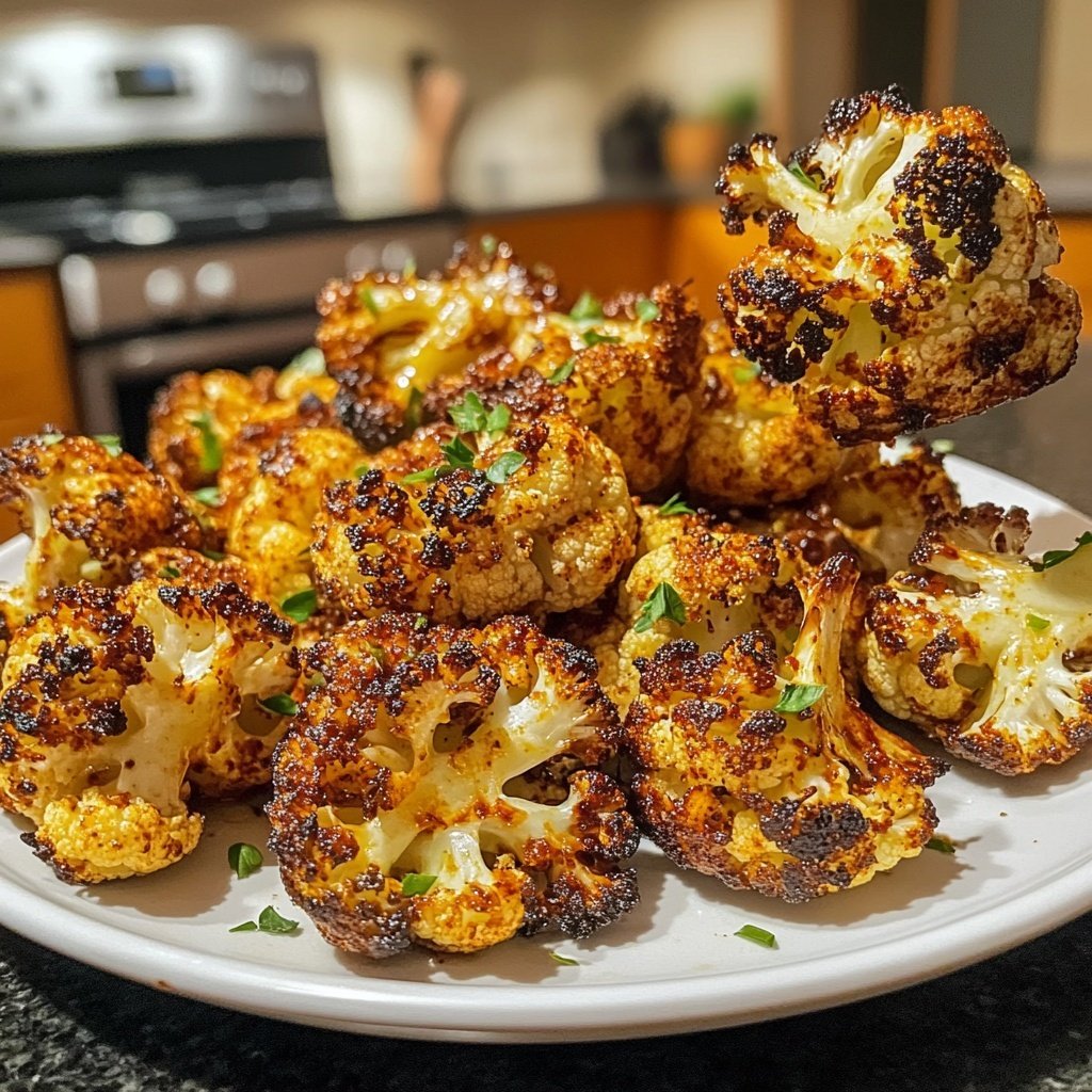 Jamaican Jerk Roasted Cauliflower