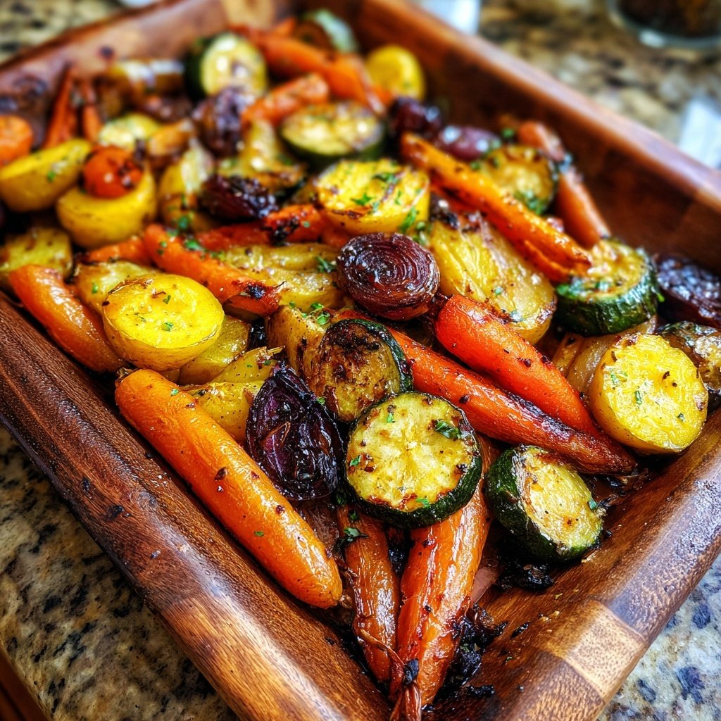 Honey Roasted Veggie Tray