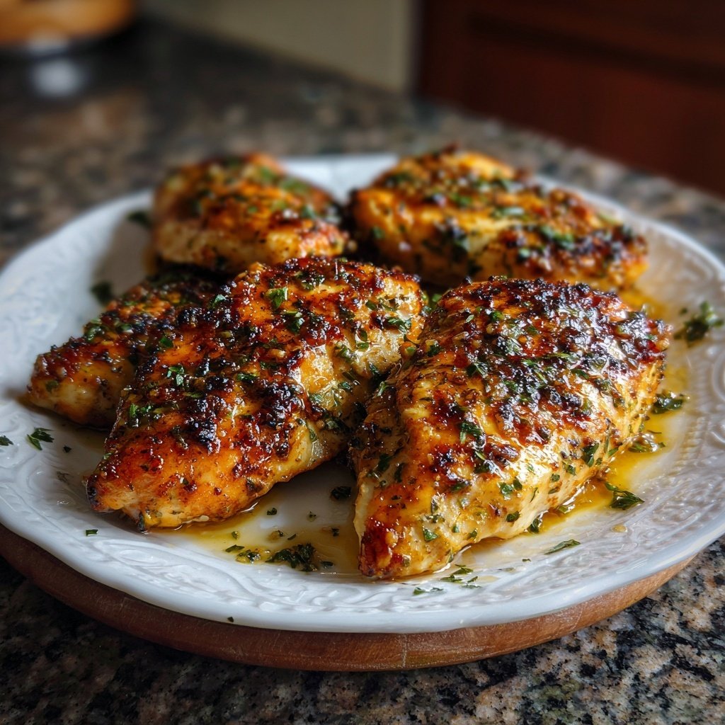 Healthy Baked Chicken Breast With Garlic