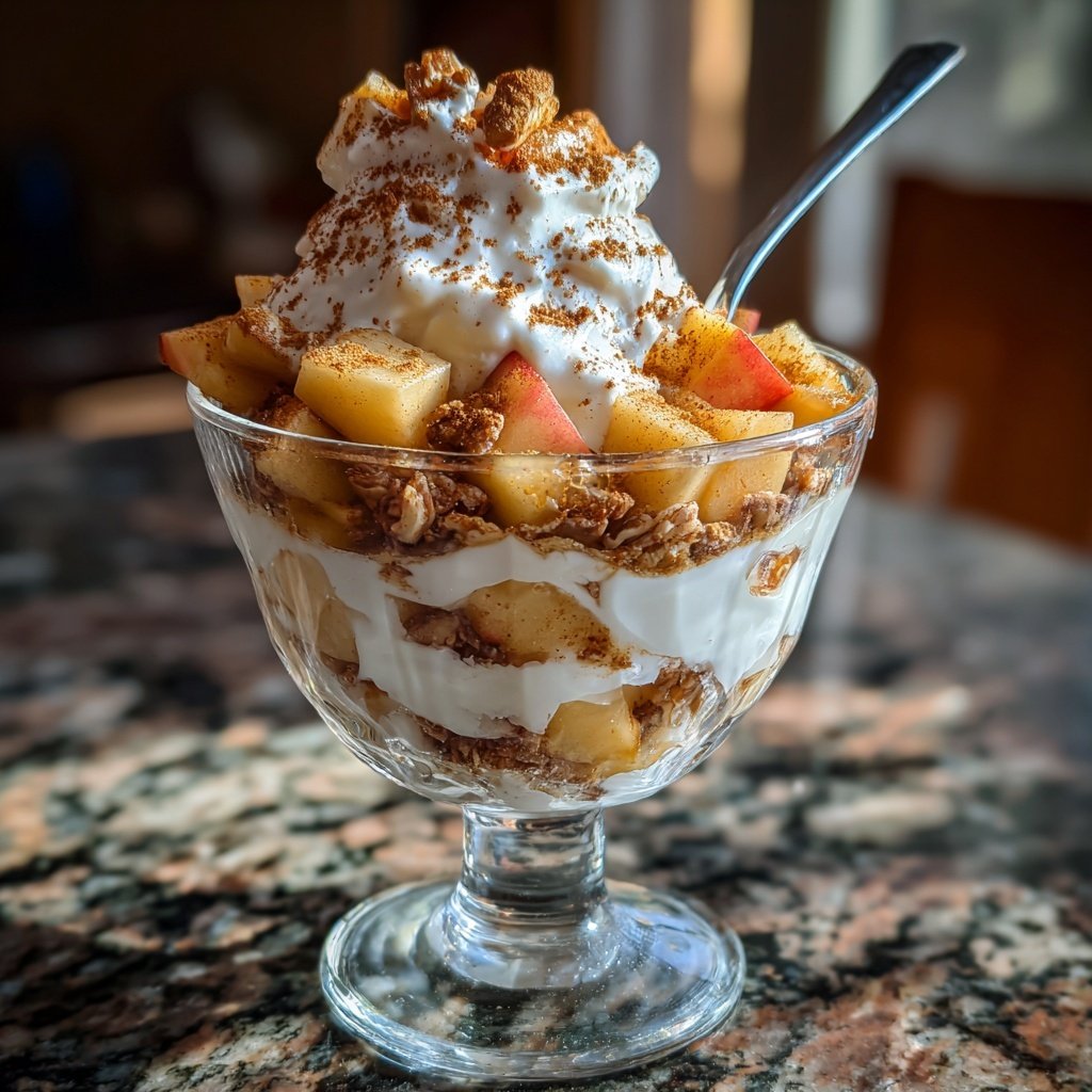 Apple Cinnamon Yogurt Parfait