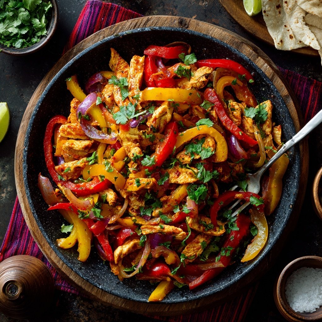 Healthy Chicken Fajita Bowl