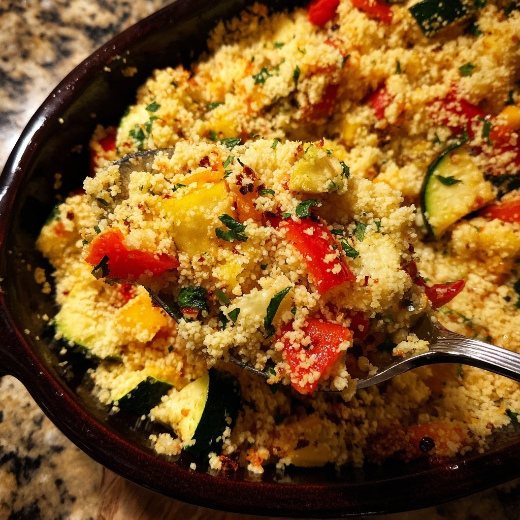 Herb Roasted Veggie Couscous