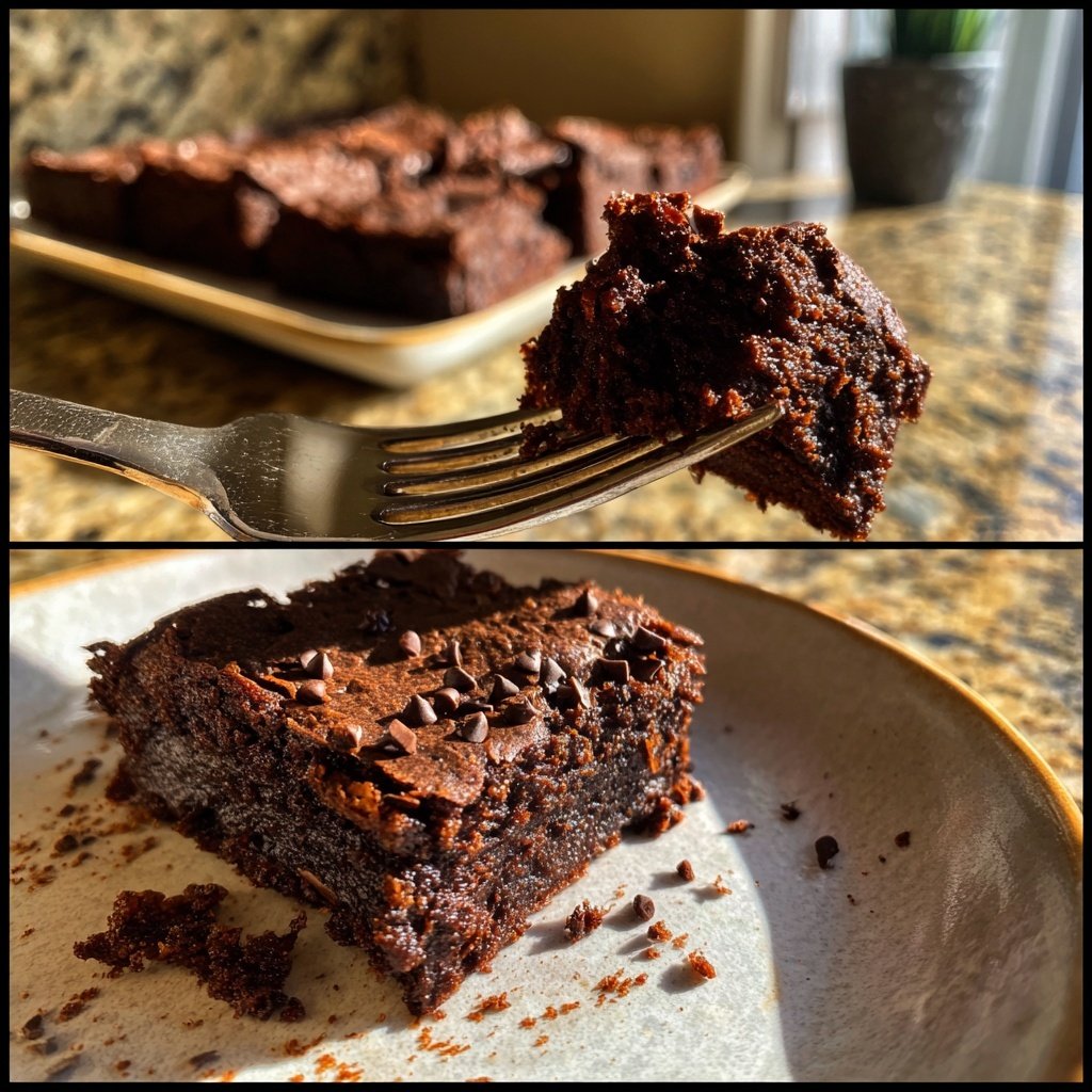 Cottage Cheese Brownies with Cocoa Nibs