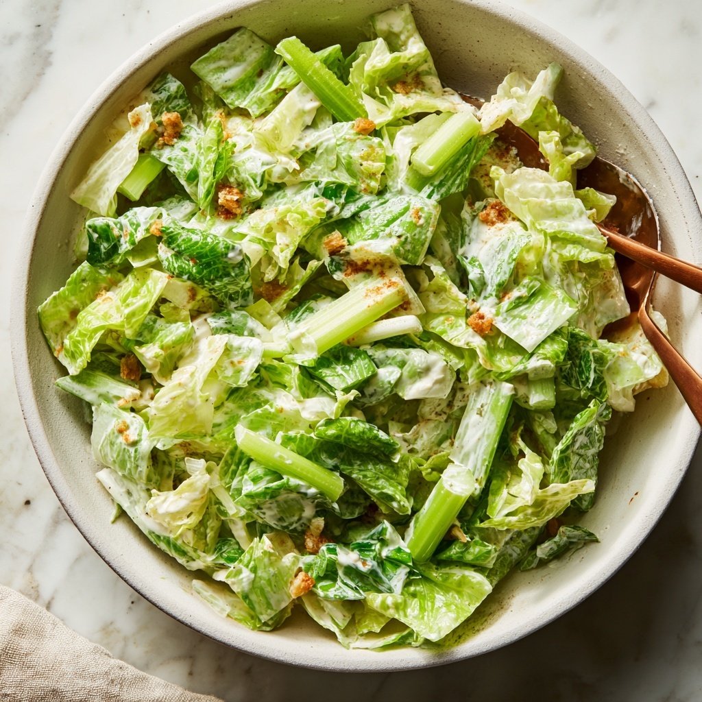 Celery Salad With Yogurt Dressing