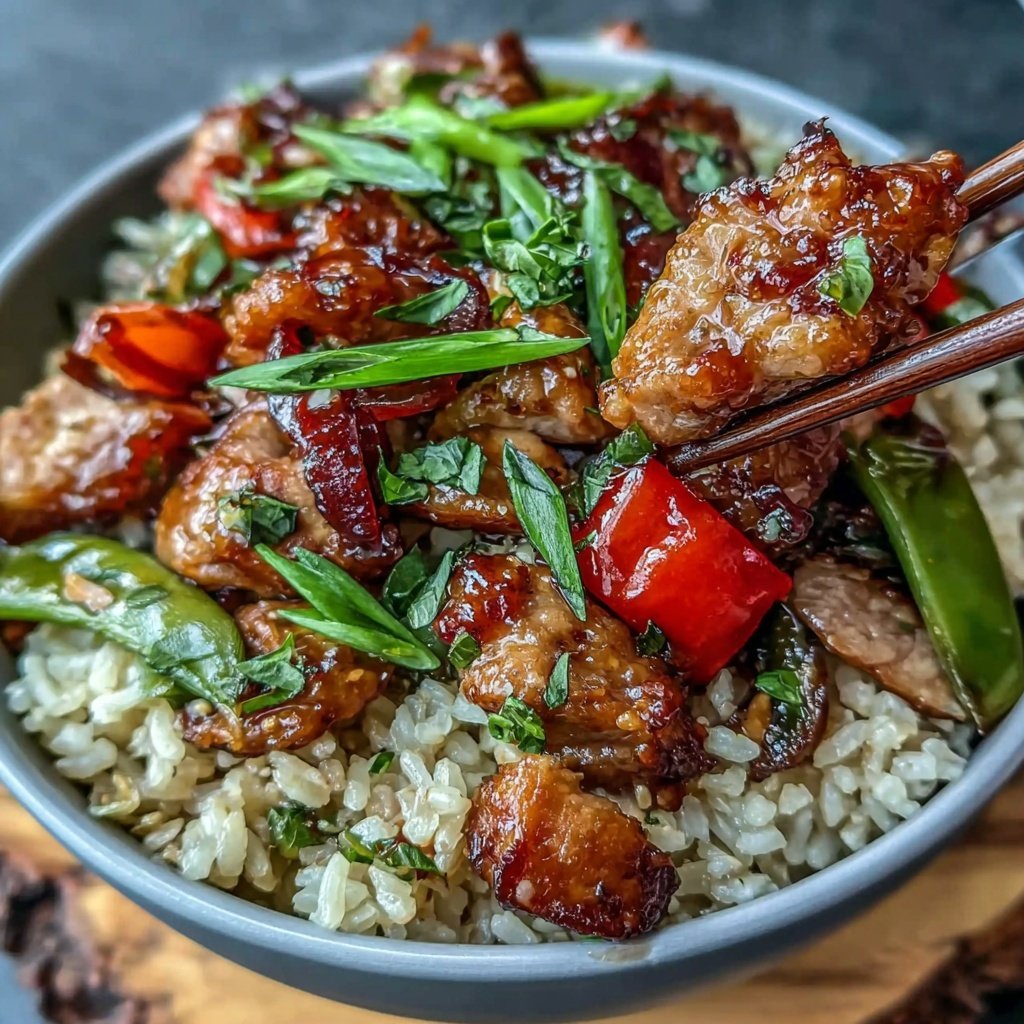 Healthy Teriyaki Chicken Bowl